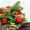 Picture of Festive Wreath with Candle No. 249